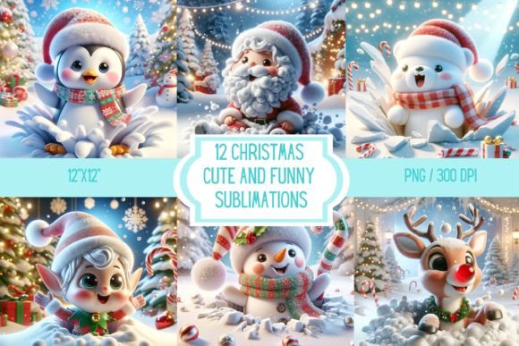 12 Whimsical Christmas Backgrounds
