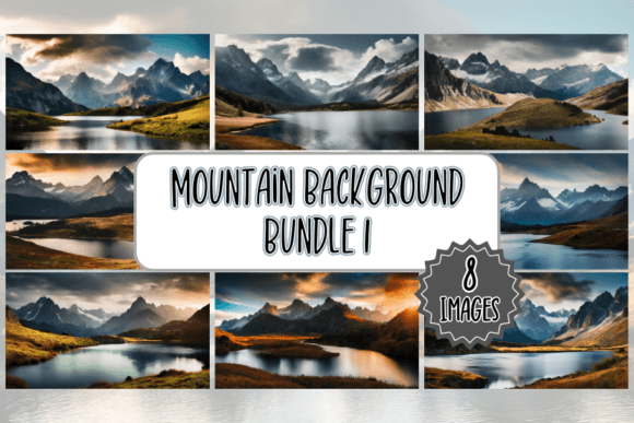 Mountain Backgrounds Bundle 1: Elevate Your Visual Projects