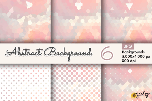 Pastel Abstract Backgrounds: Soft, Versatile Digital Paper for Designers