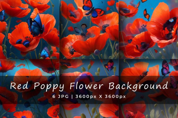 Red Poppy Flower Backgrounds: A Designer's Guide to Vibrant Watercolor Assets