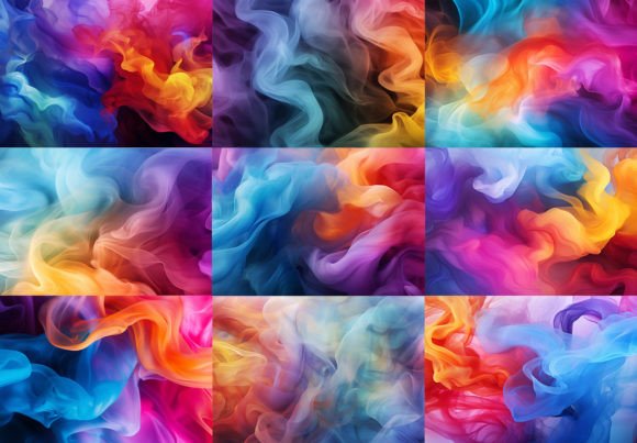 Smoke Colors Backgrounds Seamless: Dynamic Art Backdrops