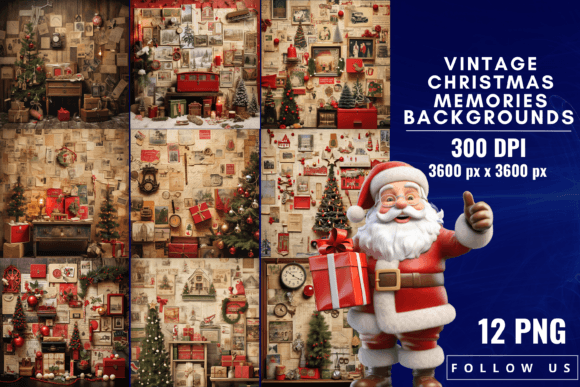 Timeless Holiday Elegance: Using Vintage Christmas Backgrounds